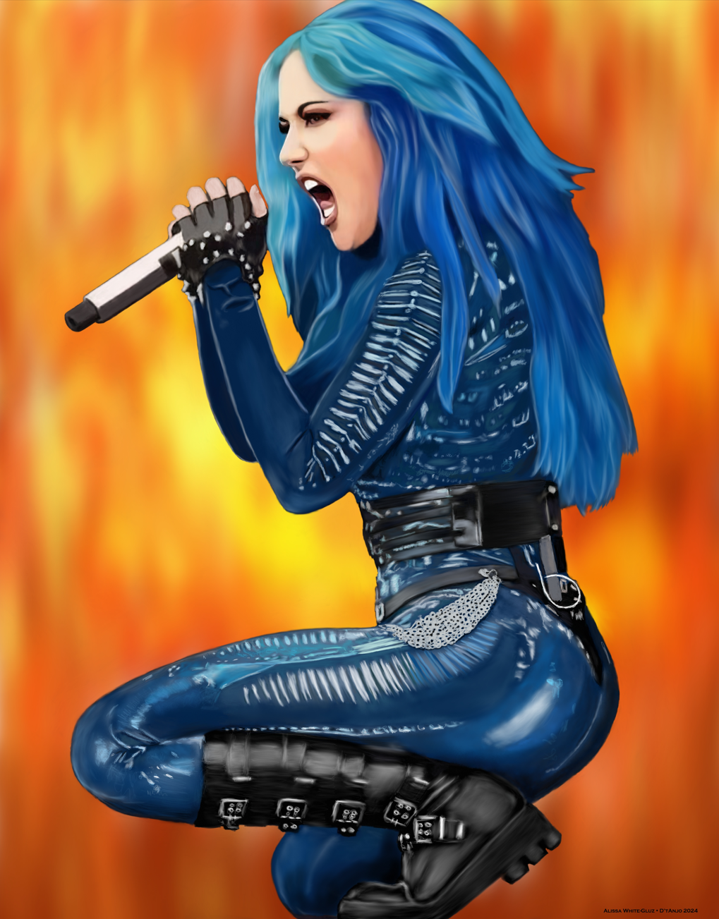 Alissa White-Gluz - D'tAnjo Art